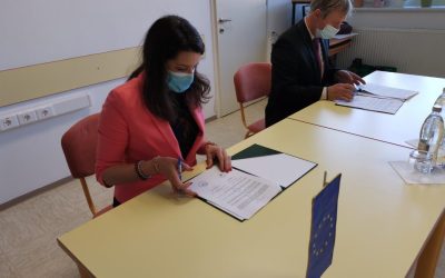 Obisk ministrice dr. Simone Kustec in podpis pogodbe o sofinanciranju VŠD